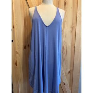FP Beach Dress in Riviera Blue - Size L